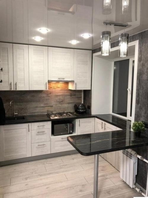 Вот таким образом мы интерьер своей старой кухни обновили. 02