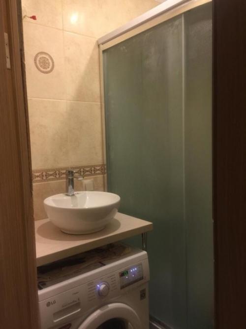 Интерьер моей ванной комнаты.