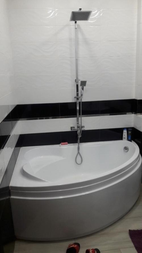 Такую вот ванную комнату мы сделали себе.