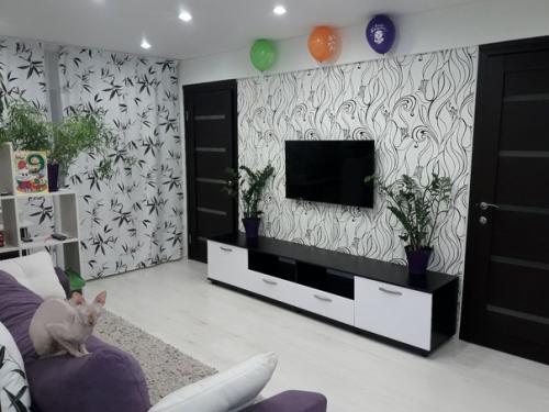 Оформляли гостинную по нынешним стандартам. 01