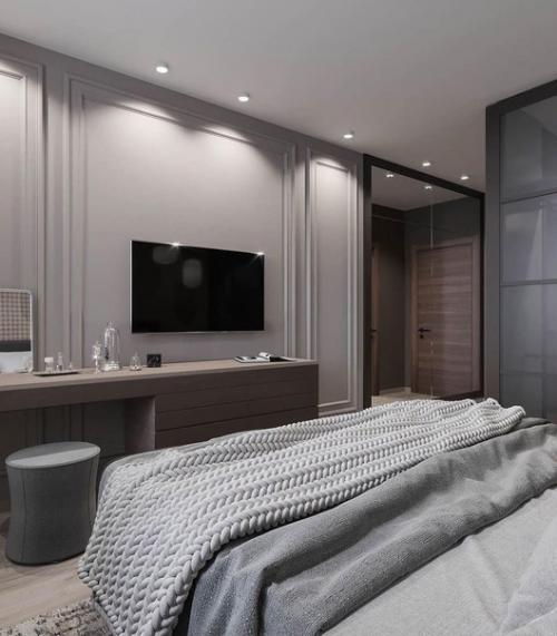 Дизайн подбирали просмотрев кучу вариантов в интернете, пришли к выводу, что нужно оформлять квартиру именно в таком виде. 03