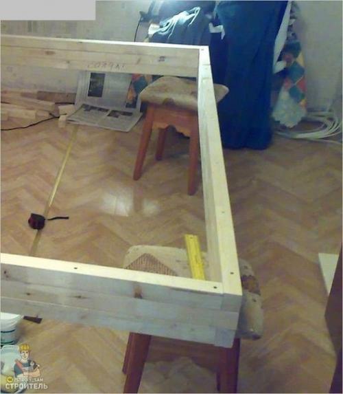 Показываю процесс, как я делал нам кровать в спальную комнату. 02