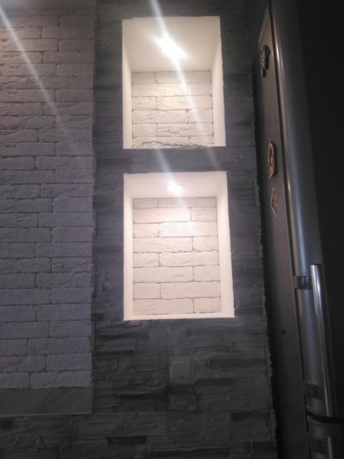 Показываю, как я сделал тв зону в квартире. 01