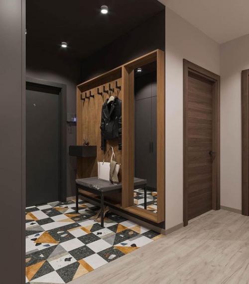 Дизайн подбирали просмотрев кучу вариантов в интернете, пришли к выводу, что нужно оформлять квартиру именно в таком виде. 05