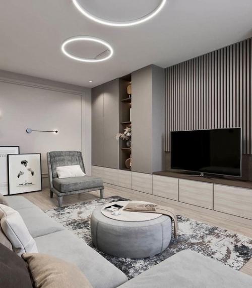 Дизайн подбирали просмотрев кучу вариантов в интернете, пришли к выводу, что нужно оформлять квартиру именно в таком виде. 04