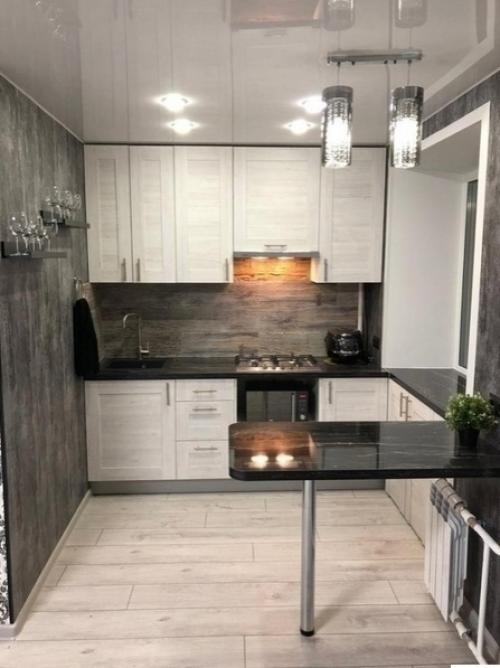 Вот таким образом мы интерьер своей старой кухни обновили. 04