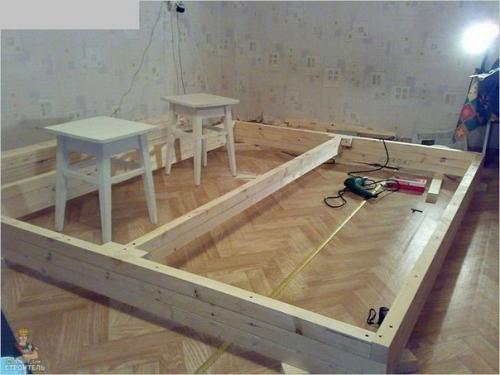 Показываю процесс, как я делал нам кровать в спальную комнату. 03