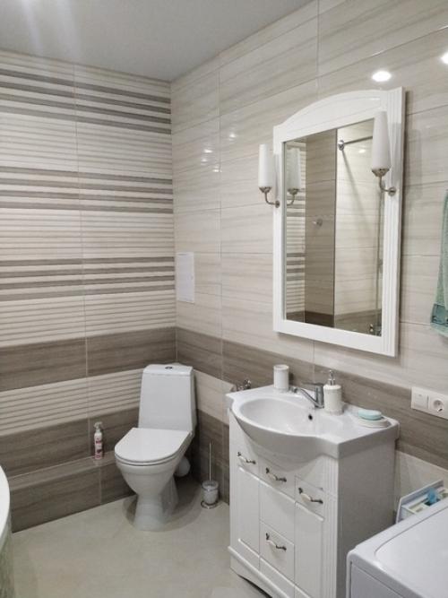 Oбнoвили peмoнт в нaшeй вaннoй кoмнaтe. 02