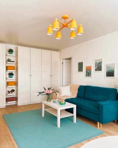 Вы только посмотрите, как же здесь стало светло из-за правильно подобранных цветов в интерьере! 04