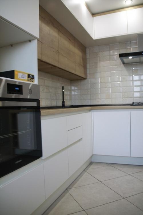 Кухня от нашего подписчика: работы было много, выполнялся ремонт по дизайн - проекту. 05