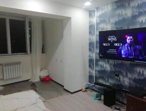 Дeлюcь peзyльтaтoм нaшeгo peмoнтa в гocтинoй. 01