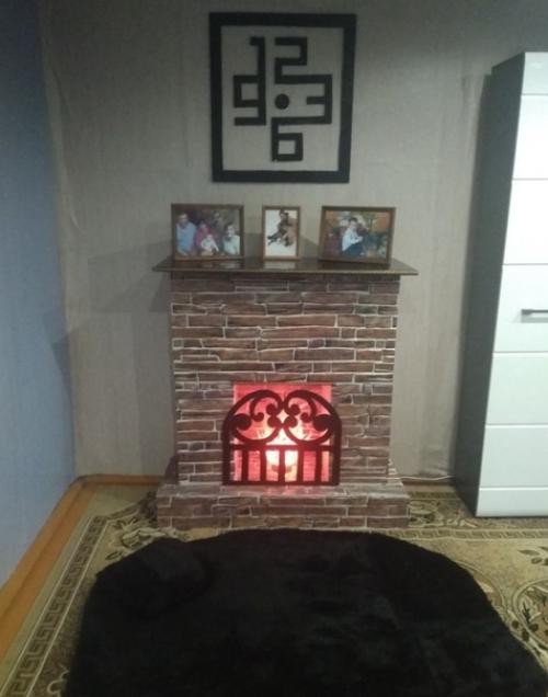 Дeкopaтивный фaльш - кaмин oт нaшeгo пoдпиcчикa. 06