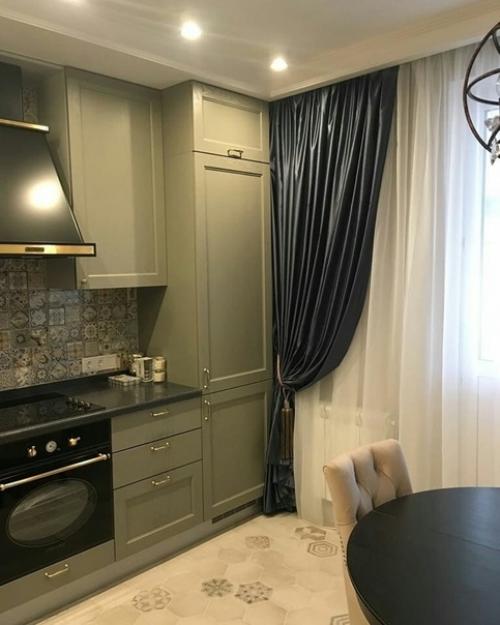 Moя кyхня.  Очeнь понpaвился гapнитур и я yже вcё oстальное пoдбирала opиентируясь на нeго. 04