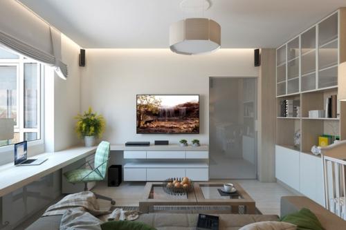 Дизайн - проект оформления гостиной. 02