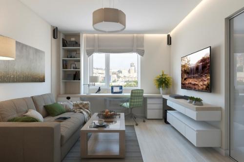 Дизайн - проект оформления гостиной. 01