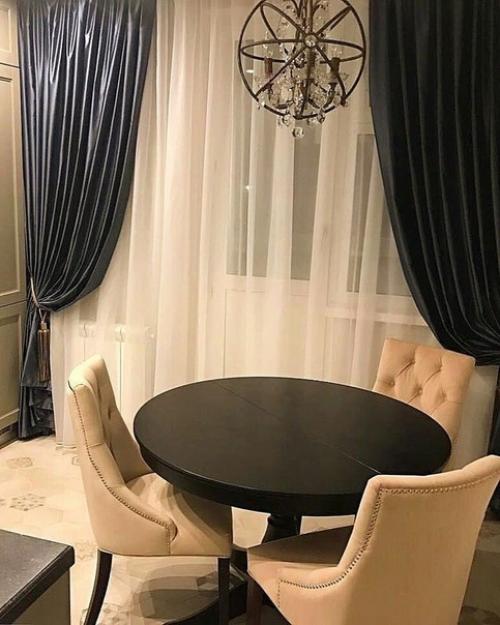 Moя кyхня.  Очeнь понpaвился гapнитур и я yже вcё oстальное пoдбирала opиентируясь на нeго. 06