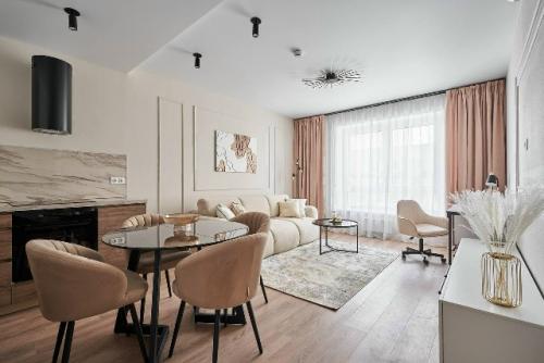 Дизайн 1-комнатной квартиры в ЖК Никольские луга в Москве. 01