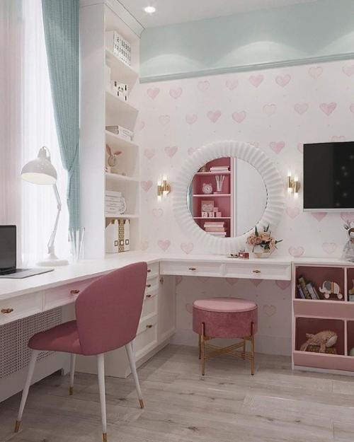 Детская комната нашей дочери, площадь 11 кв метров. 01