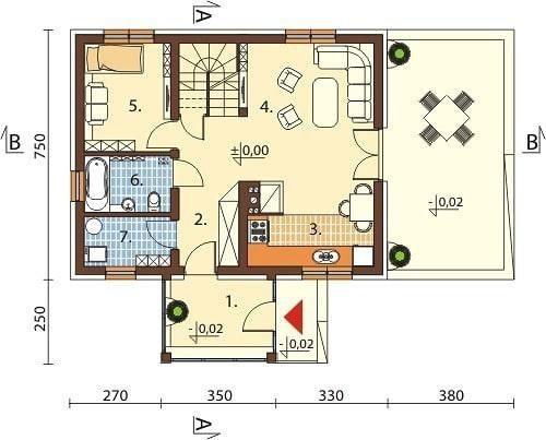 Этот дом имеет два этажа и прекрасную веранду. 01