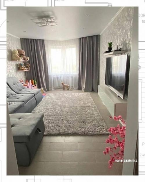 Обновили нашу двухкомнатную квартиру.