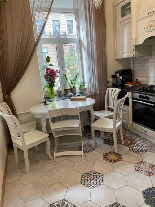 Наше оформление кухни с прихожкой. 01