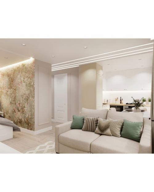 Моя квартирка площадью 33 кв метров, однушка. 03