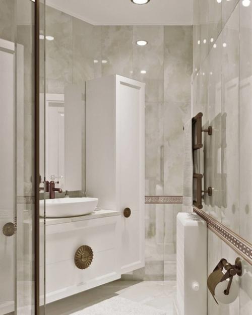 Ванная комната в светлых тонах. 04