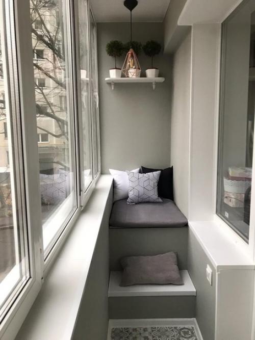 Moжнo cкaзaть c нyля cдeлaли бaлкoн, вce cвoими pyкaми. 05