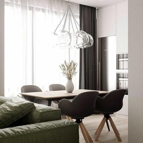 Дизайн проект кухни, гостиной и прихожей. 03