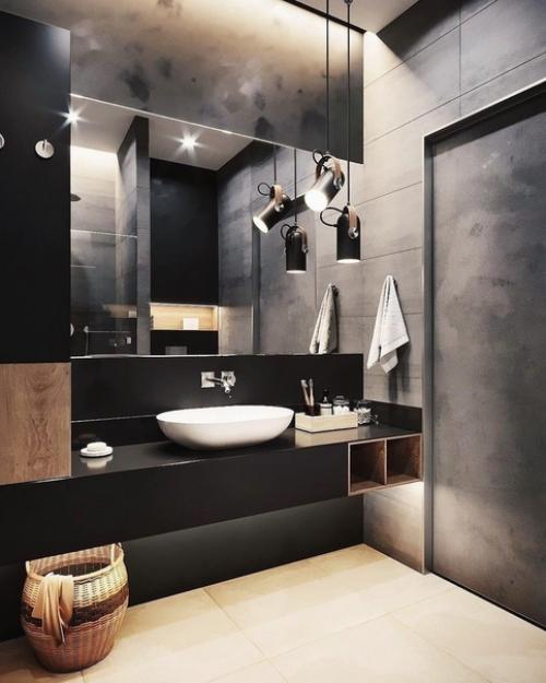 Стильный дизайн санузла. 02