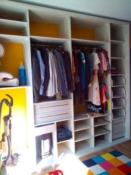 Решил самостоятельно изготовить шкаф - гардеробную для семьи. 02