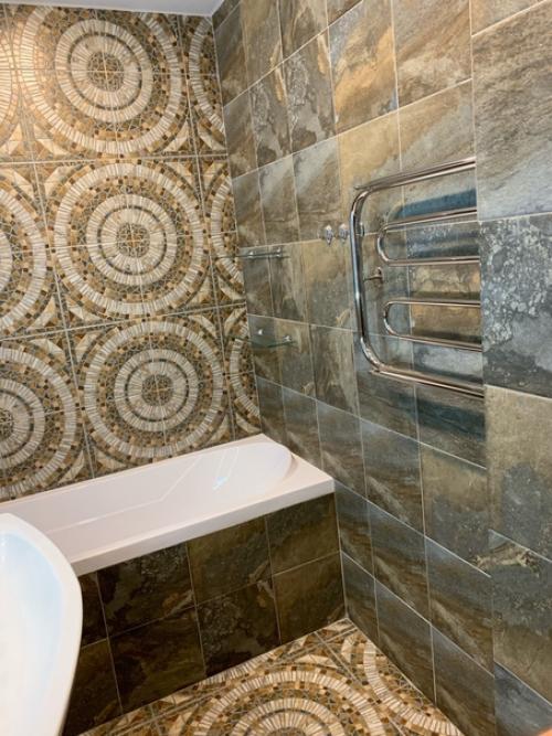 Сделали ремонт в ванной комнате. 01