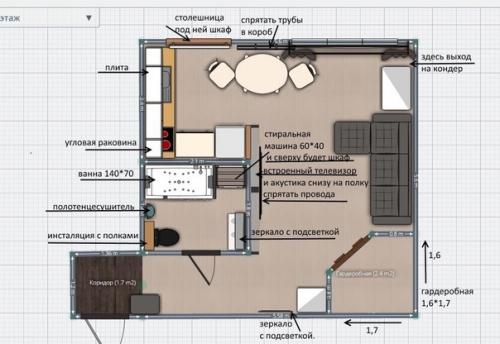 Приобрели убитую в хлам квартиру, в которой не было даже перегородок. 03