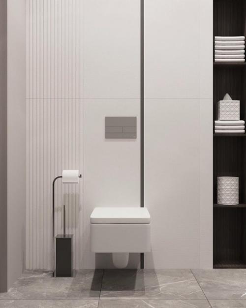 Стильный дизайн - проект санузла. 02