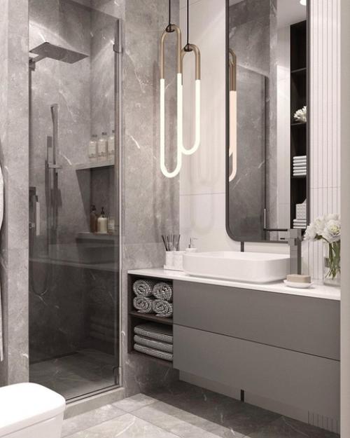 Стильный дизайн - проект санузла. 03