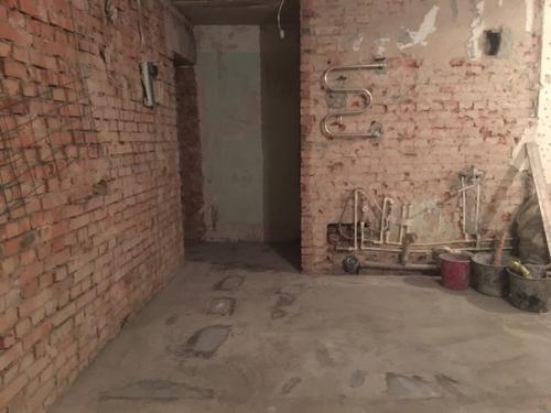 Приобрели убитую в хлам квартиру, в которой не было даже перегородок. 01