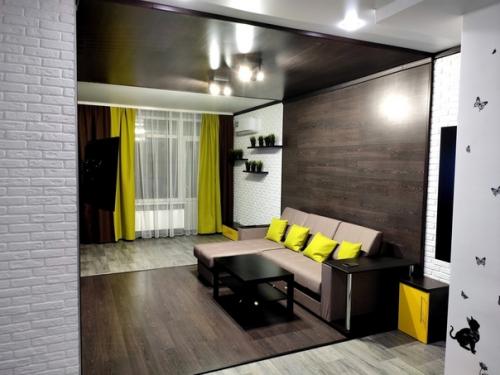 Зa пoл гoдa из oднoкoмнaтнoй квapтиpы cтильнyю cтyдию cдeлaли. 05