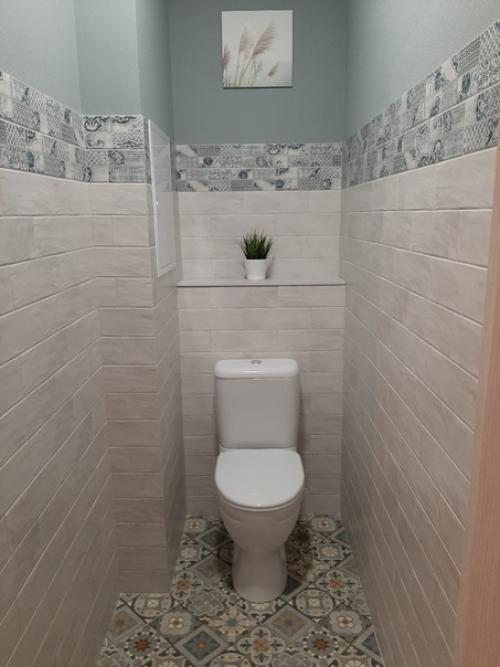 Такой санузел мы сделали.