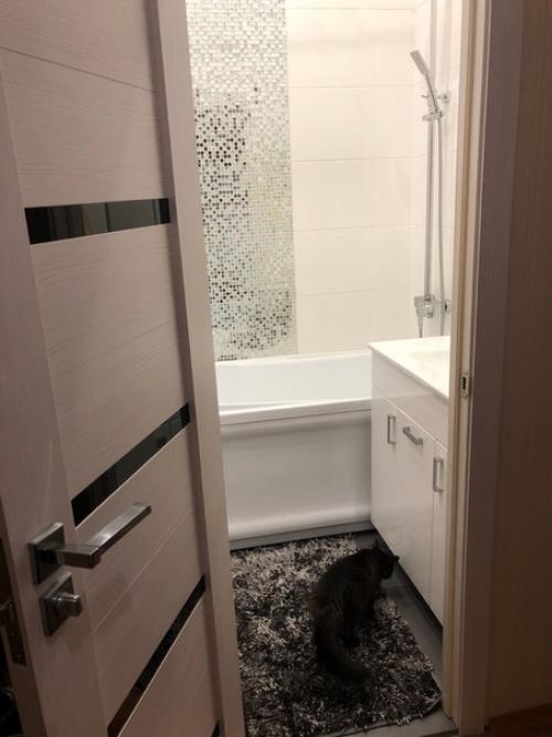 Отделка моей ванной комнаты и туалета.