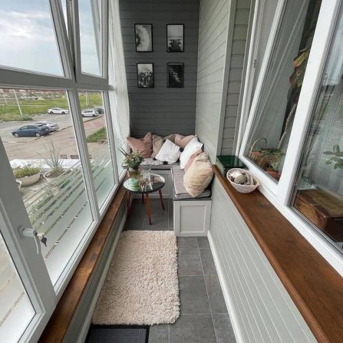 Вот такая у нас лоджия.