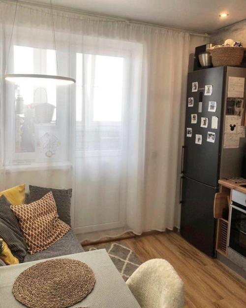 Ремонт нашей однушки, интерьер старались сделать наиболее светло. 01