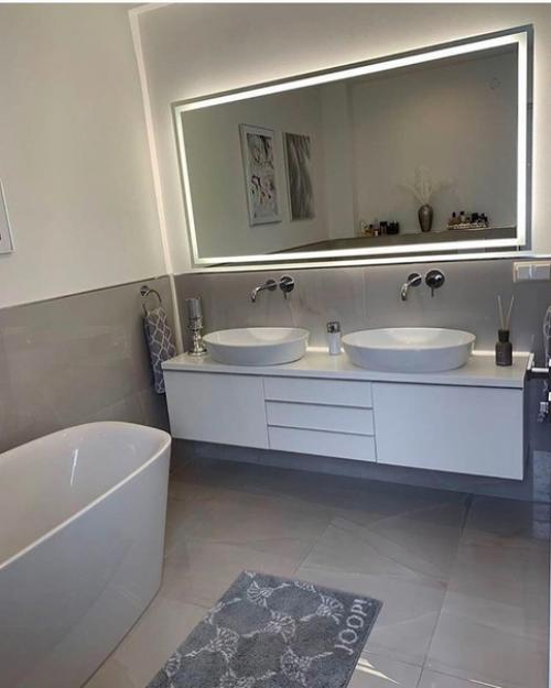 Ремонт ванной в частном доме завершен, площадь - 6 кв. 02