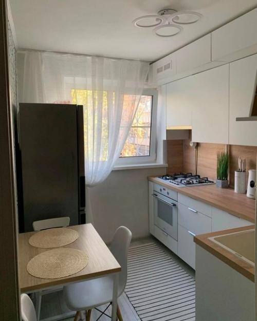 Реконструирование кухни с небольшой площадью стало идеальным решением. 04