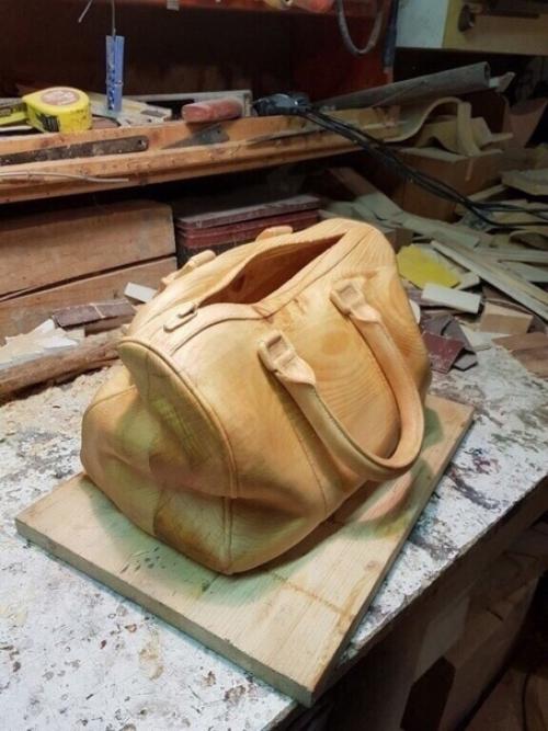 Когда муж очень креативный человек, и создал для жены сумочку своими руками. 06