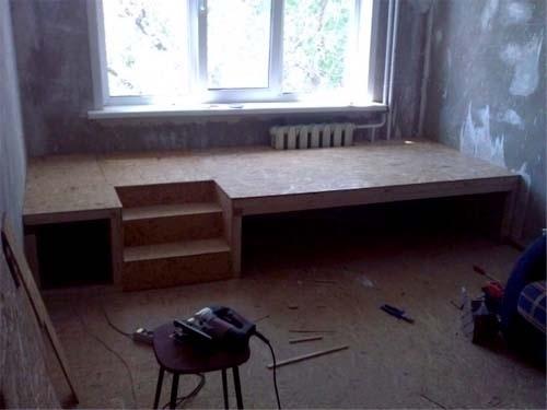 Кухня на даче.  До и после. 04