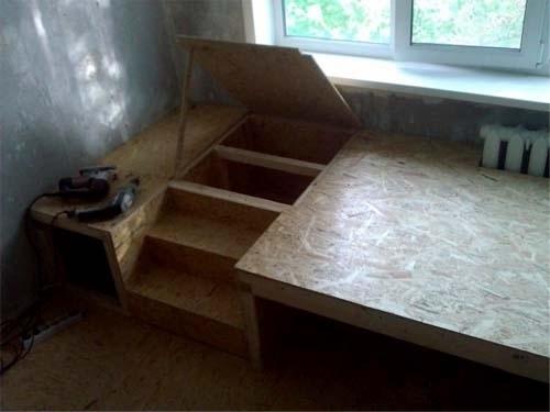 Кухня на даче.  До и после. 05