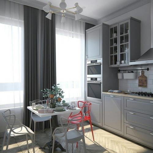 Зонирование в однокомнатной квартире.