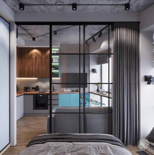 Лофт - стиль предлагает невероятные возможности для создания интерьера с интересными деталями.