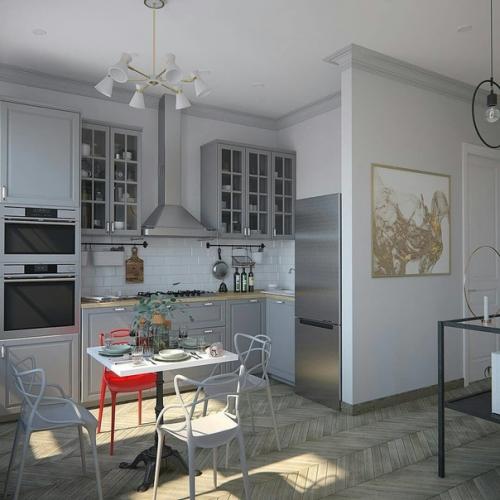 Зонирование в однокомнатной квартире. 01