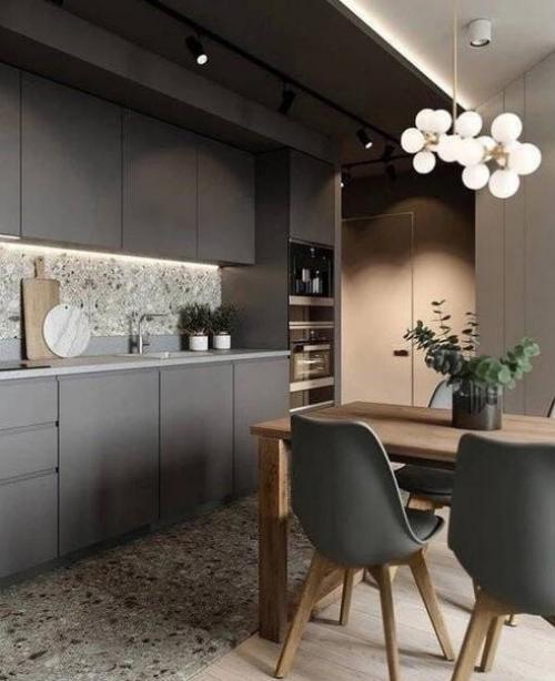 Добавление черного цвета в интерьер - это отличный способ добавить изысканности и утонченности. 05